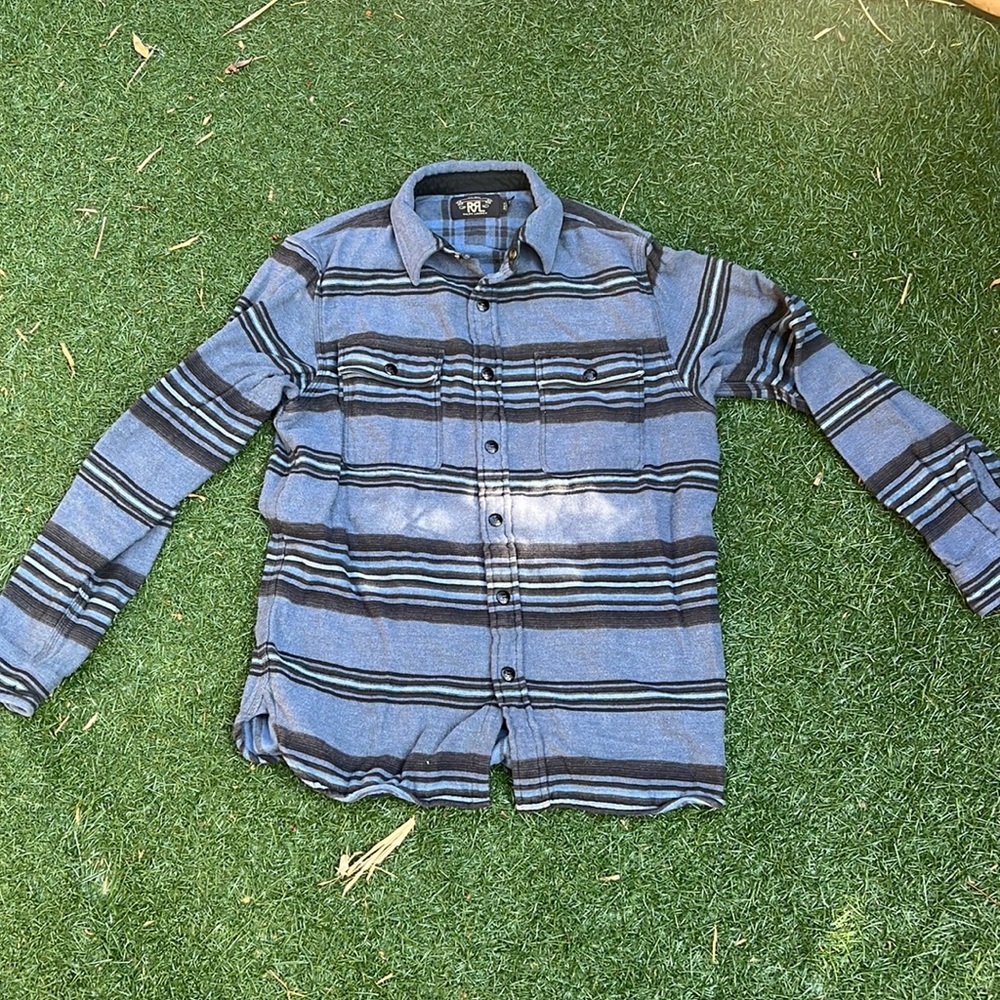 Double RL flannel shirt